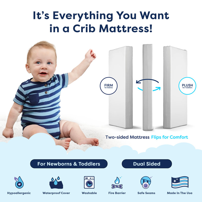 Dual sided crib mattress online